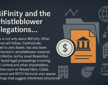 MiFinity and the whistleblower allegations!
