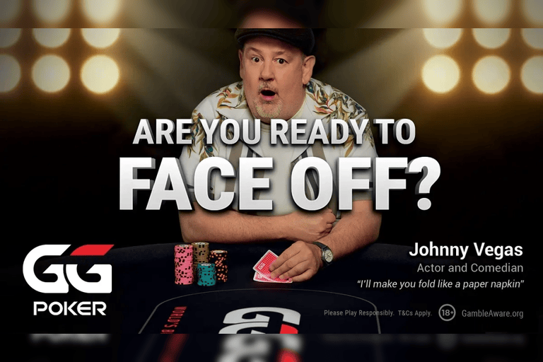 Johnny Vegas leads GGPoker Face Off campaign