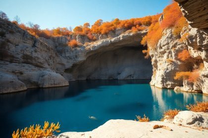 Autumn magic at the Blue Grotto