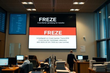 EU bank freezes linked to cross-border gambling transfers