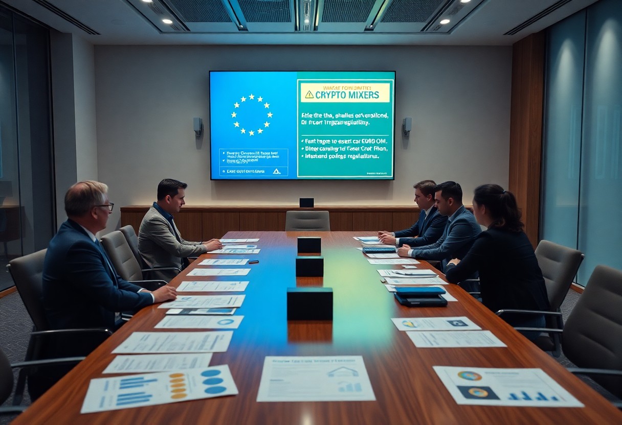 EU plans to sanction crypto mixers tied to gambling funds