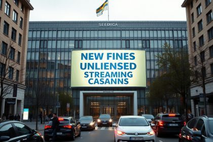 Sweden increases fines for unlicensed streaming casinos