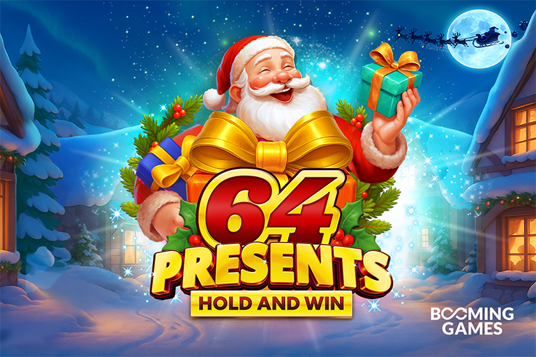 64 Presents Hold and Win slot by Booming Games