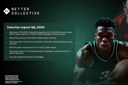 Better Collective Q3 2025 results show steady growth 6 Better Collective Q3 2025 results show steady growth