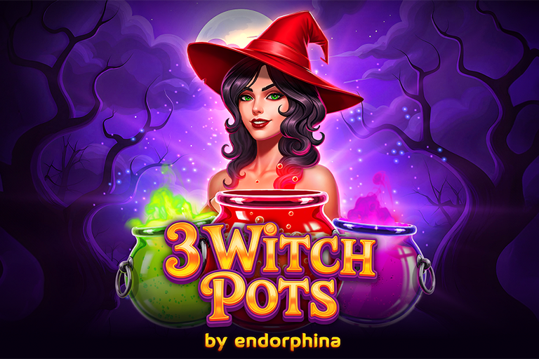 Endorphina launches 3 Witch Pots slot game