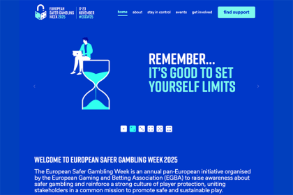 European Safer Gambling Week 2025 launches official website