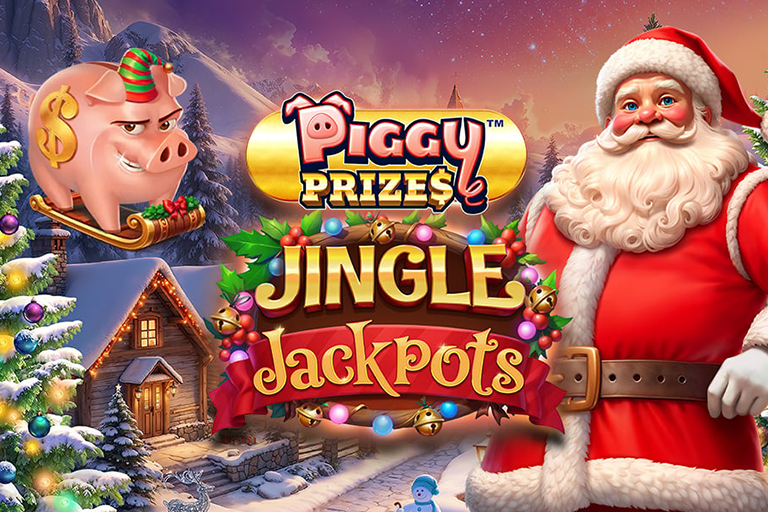 Piggy Prizes Jingle Jackpots slot game by Greentube