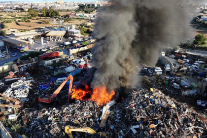Scrapyard fire exposes Trihills Group site history