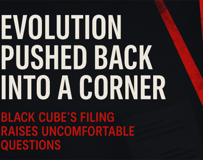 Black Cube Strikes Back: Evolution’s Biggest Challenge