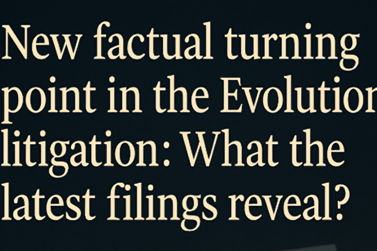 Evolution AB litigation update: Black Cube filings reveal facts