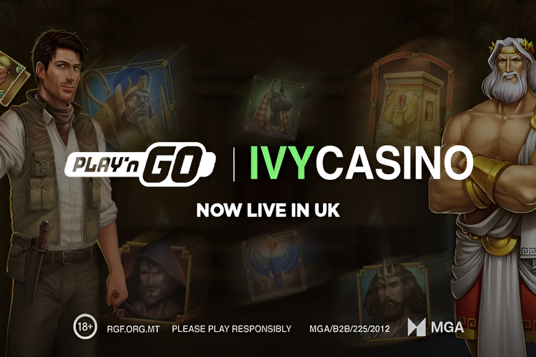 Play’n GO games now live with Ivy Casino for UK players