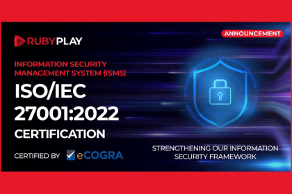 RubyPlay secures ISO 27001 certification for global compliance
