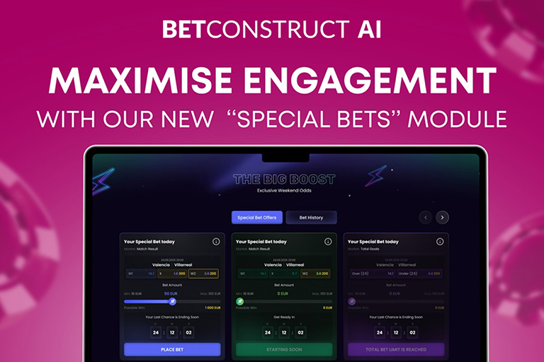 Special Bets by BetConstruct AI enhances operator flexibility