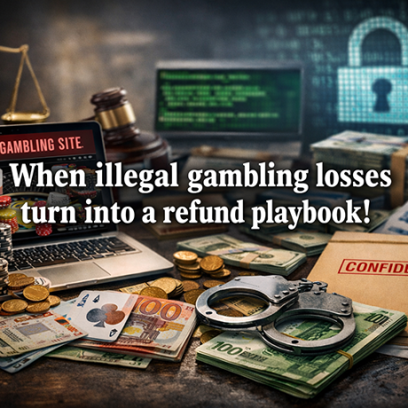 When illegal gambling losses turn into a refund playbook! 3 gambling refund abuse analysis