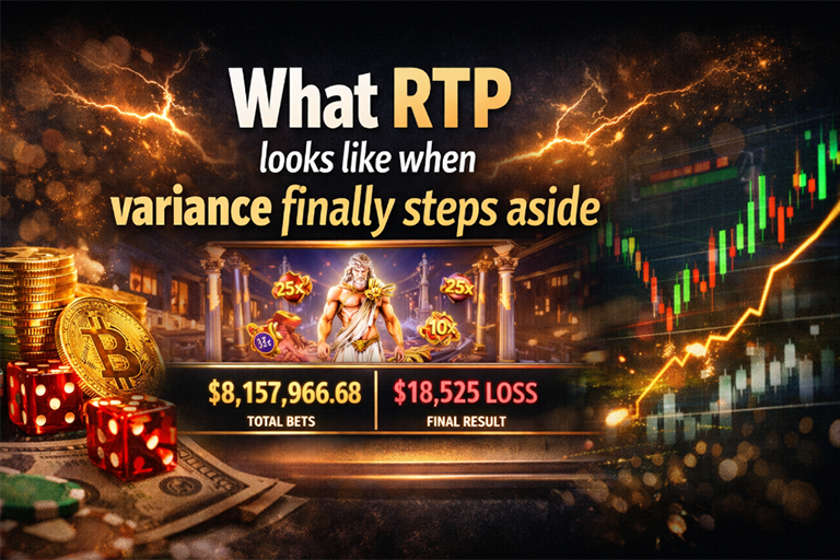 A long-run RTP study based on real wagering data