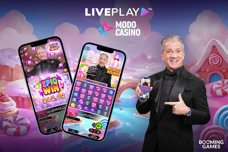 Booming Games and Live Play Mobile launch LivePlay Slots on Modo