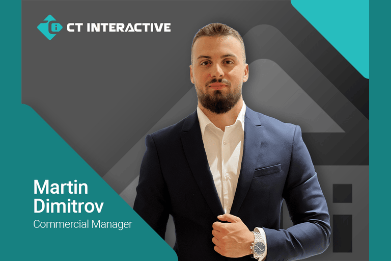 Martin Dimitrov joins CT Interactive as commercial manager