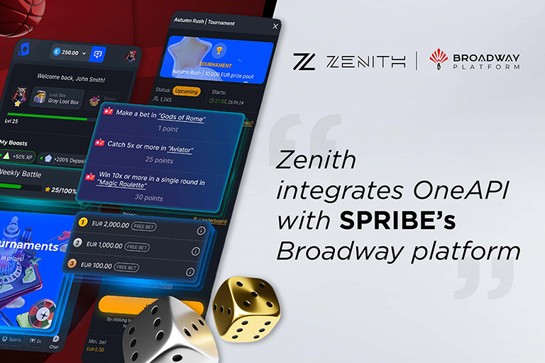 Zenith expands content reach with SPRIBE Broadway Platform