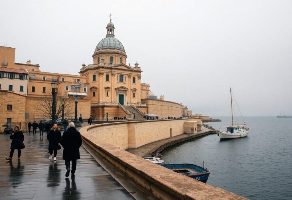Malta's Historic Sites in Winter