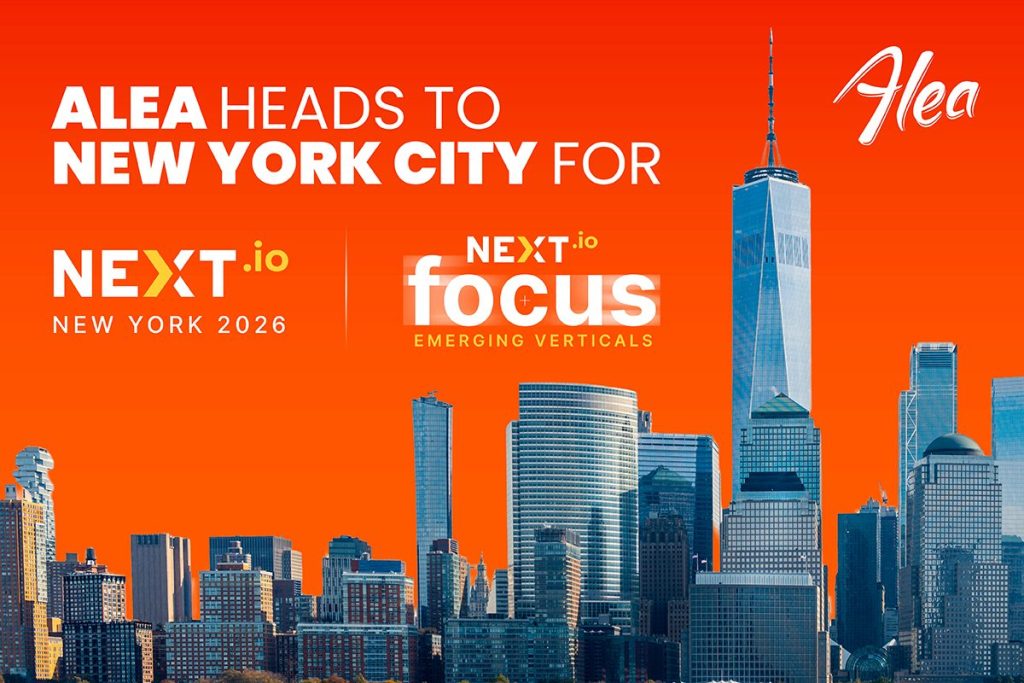 Alea joins NEXT.io New York to discuss emerging gaming verticals