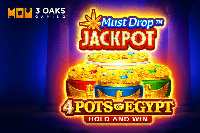 3 Oaks Gaming expands Must Drop JACKPOT with 4 Pots of Egypt