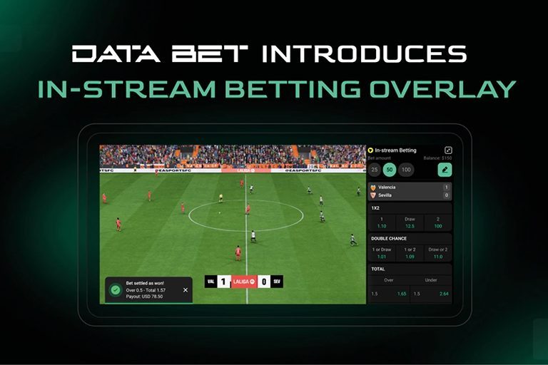 DATA.BET launches in-stream betting to boost live betting engagement