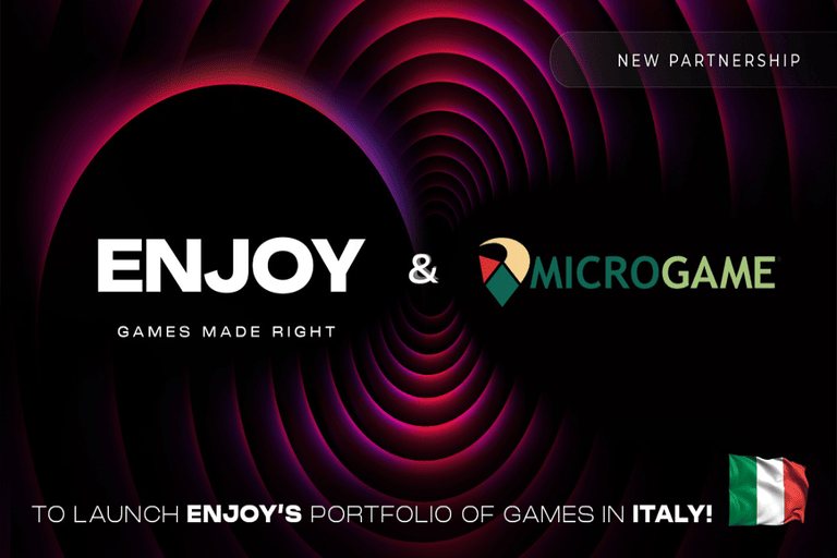 ENJOY expands in Italy via Microgame with slots and live casino games