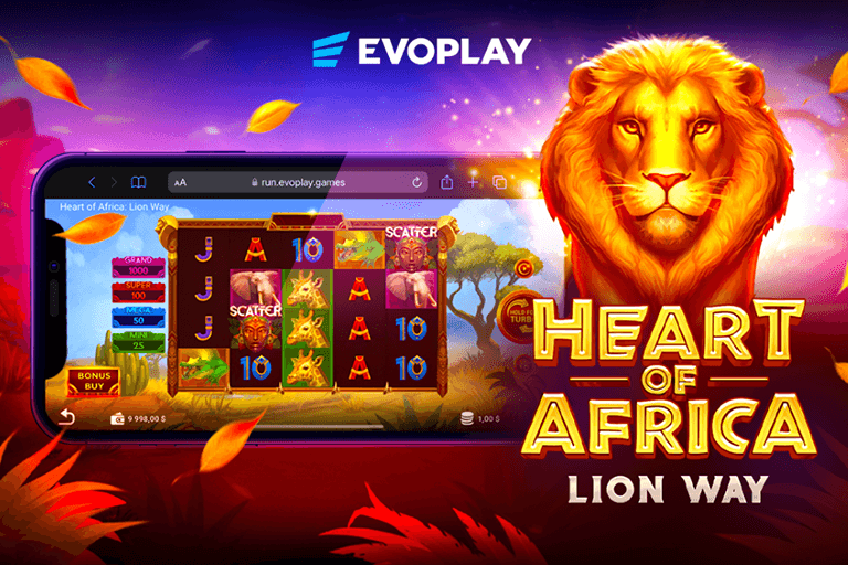 Evoplay launches Heart of Africa: Lion Way slot with dynamic features 2 Evoplay launches Heart of Africa: Lion Way slot with dynamic features