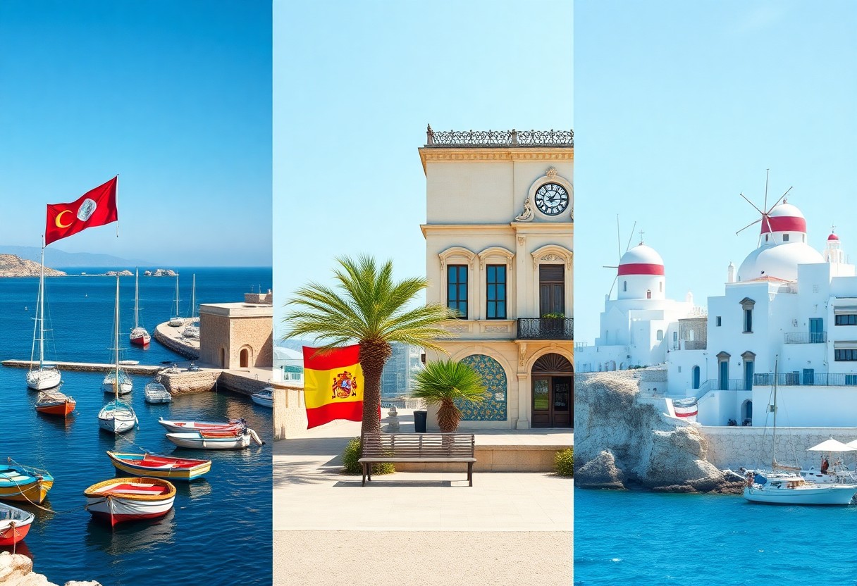Spring Tourism in Malta, Spain and Greece