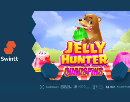 Swintt releases Jelly Hunter Quadspins with Quadspins feature