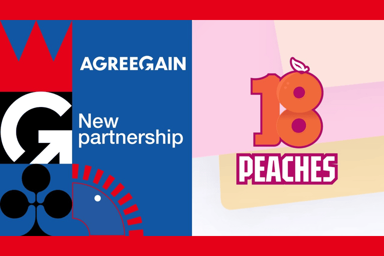 Agreegain Limited partners with 18Peaches to expand slot portfolio
