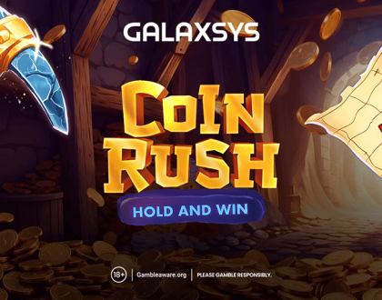 Galaxsys launches Coin Rush with fast-paced slot mechanics