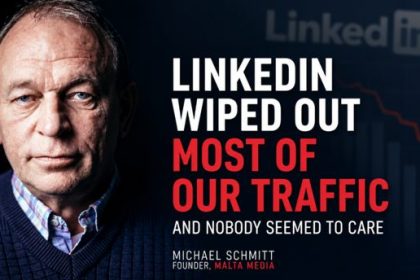 LinkedIn wiped out most of our traffic overnight and left us explaining the damage to advertisers