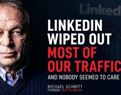 LinkedIn wiped out most of our traffic overnight and left us explaining the damage to advertisers