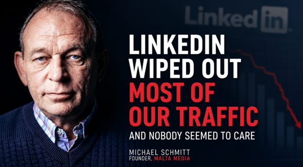 LinkedIn wiped out most of our traffic overnight!!! 2 LinkedIn wiped out most of our traffic overnight and left us explaining the damage to advertisers