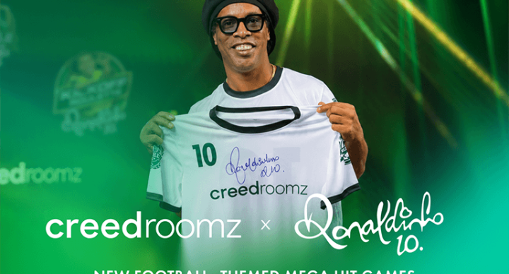 Ronaldinho and CreedRoomz Launch Football Casino Games