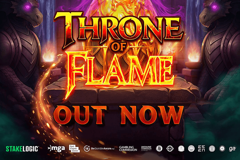 Stakelogic launches Throne of Flame slot with 5,000x win potential