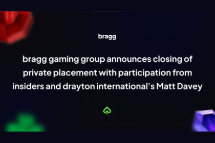 Bragg Gaming Group completes private placement