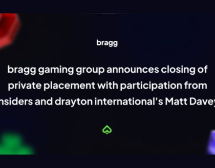 Bragg Gaming Group completes private placement
