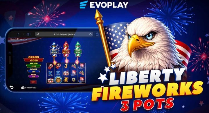Evoplay adds Liberty Fireworks to portfolio with bonus features
