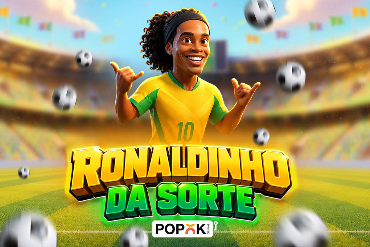 PopOK Gaming launches "Ronaldinho da Sorte" slot with Ronaldinho