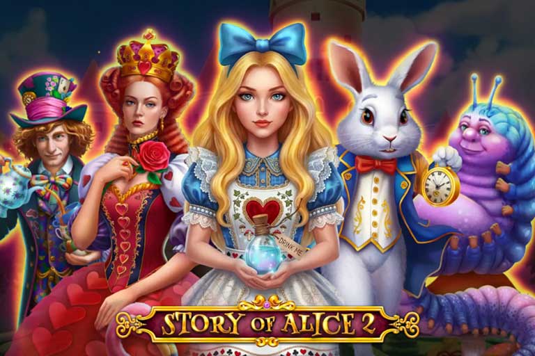 Spinomenal startet Story of Alice 2, einen Wonderland inspirierten Slot 2 Spinomenal launches Story of Alice 2, a Wonderland themed slot