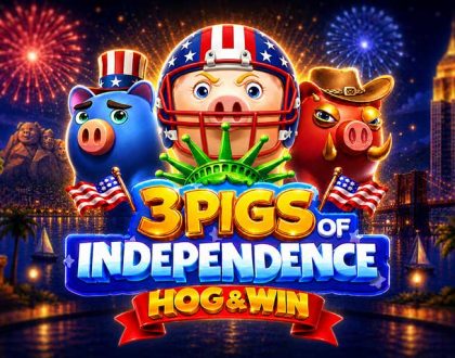 3 Pigs of Independence slot launches with Hog & Win by Gaming Corps
