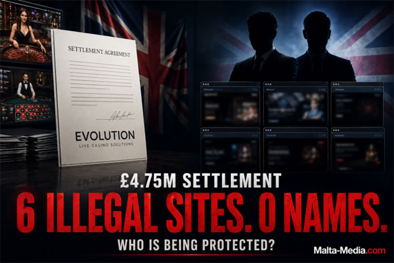 Evolution fined £4.75m as illegal operators remain anonymous