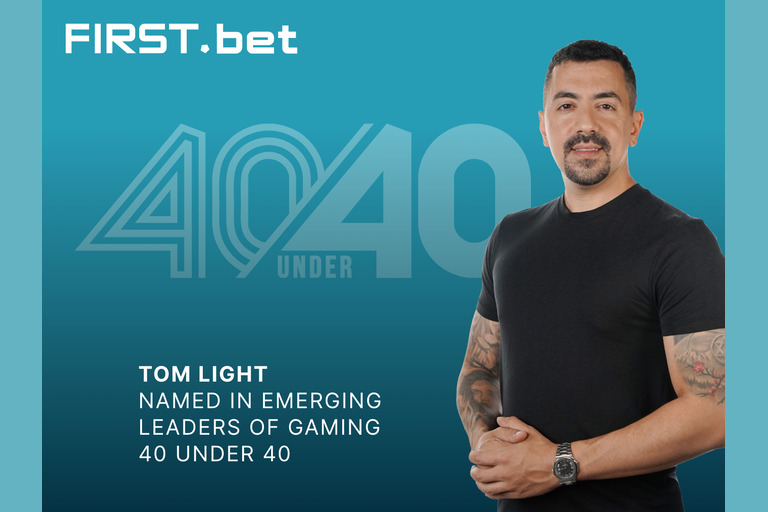 FIRST.bet celebrates Tom Light in Gaming 40 Under 40 Class of 2026