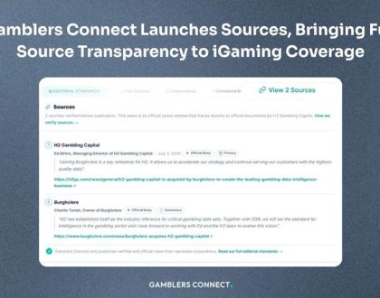 Gamblers Connect strengthens transparency with Verified Sources panel