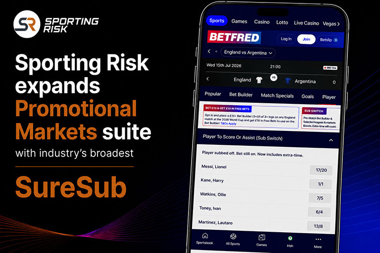 Sporting Risk launches SureSub player prop markets via Sportradar feed 2 Sporting Risk launches SureSub player prop markets via Sportradar feed