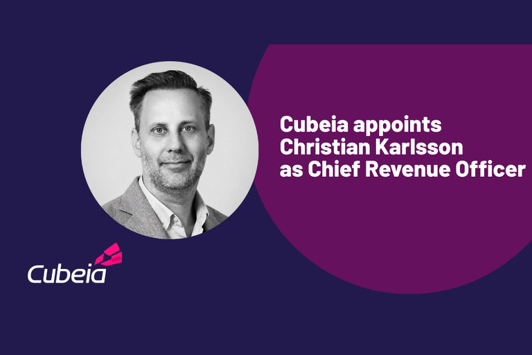 Cubeia appoints Christian Karlsson as CRO to accelerate global growth strategy