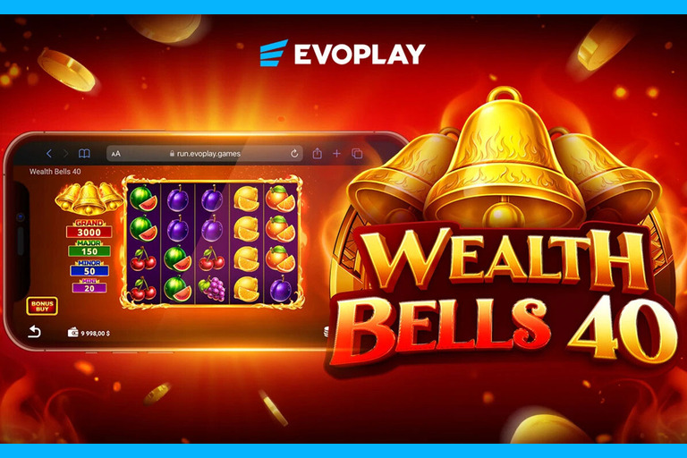 Evoplay introduces Wealth Bells 40 with classic slots and jackpot features