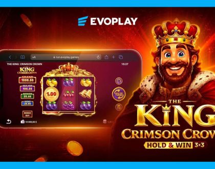 Evoplay launches The King: Crimson Crown with expanded bonus mechanics